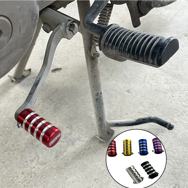 Motorcycle Gear Cover - 1 個ユニバーサルオートバイギアシフトシフターレバーフットパッドペダルゴムカバーモトスタートフットペグパッドオートバイアクセサリー