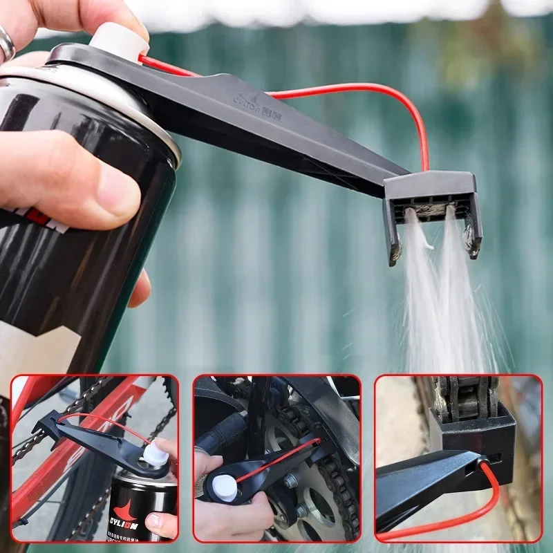 Motorcycle Gear Equipment - バイクチェーンオイル供給装置 チェーン清掃・メンテナンス用オイラースプレーギア バイク用機器 修理ツール アタッチメント