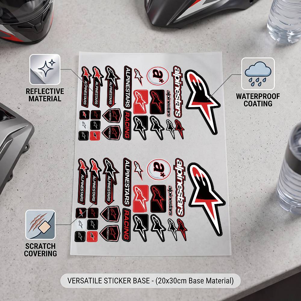 A-aLpInE sTaRs-S 耐久性のある防水反射装飾ス - Motorcycle Gear Alpine のレビューと価格