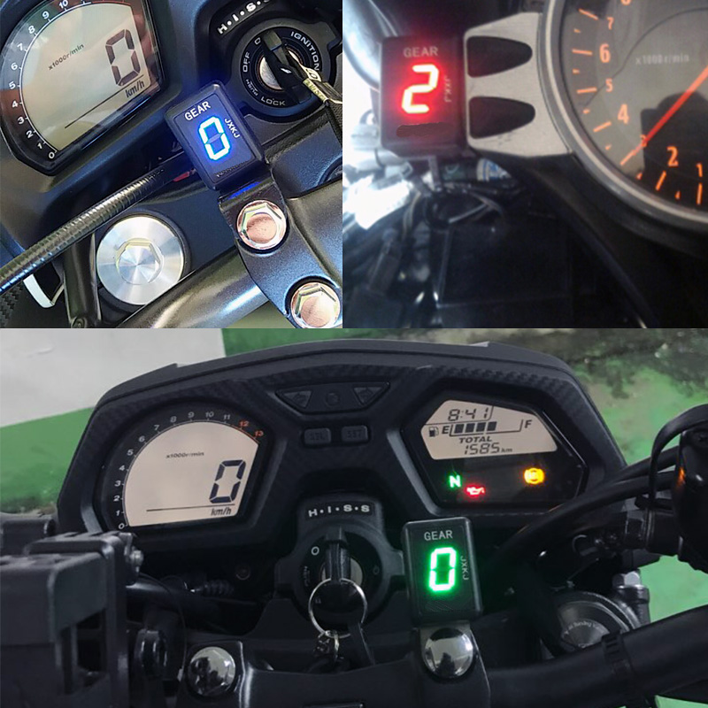 オートバイギアインジケーター 1-6 デジタルギアメーターホ - Motorcycle Gear You Need のレビューと価格