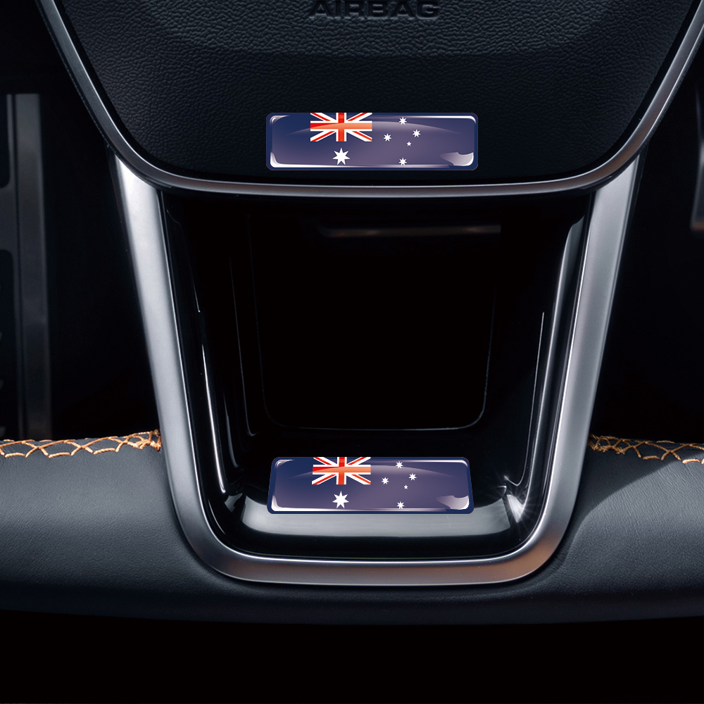 オーストラリア国旗 3D エポキシ樹脂装飾車のステッカー車の - Motorcycle Gear In Australia のレビューと価格